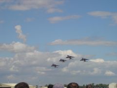 THE PATROUILLE DE FRANCE DECOLLO