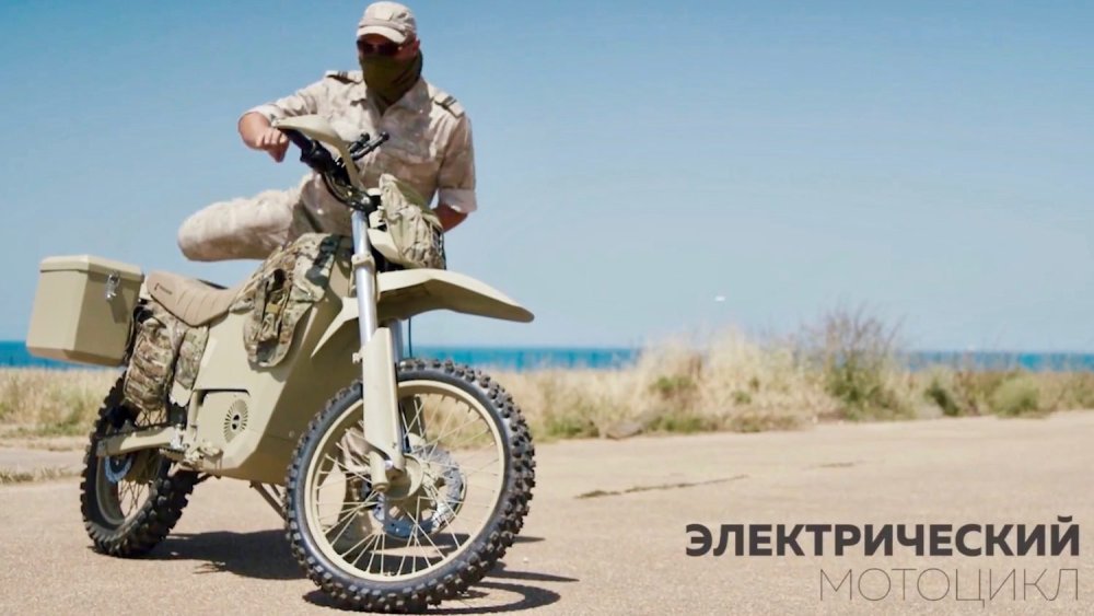 Mercenary Garage Custom Motorcycle Workshop  Art Illustration Cyberpunk Electric Concept Motorcycle Kalashnikov  Soviet Russia USSR CCCP.jpg