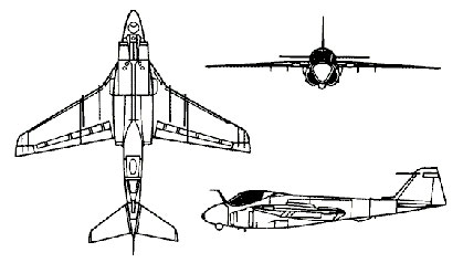 A-6 Intruder trittico