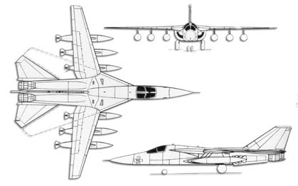 F-111 Aardvark trittico