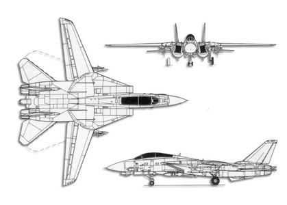F-14 Tomcat trittico