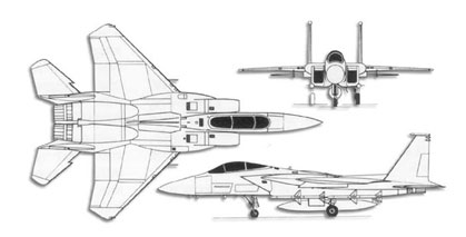 F-15 Eagle trittico