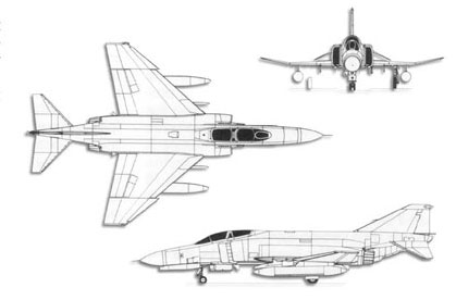 F-4 Phantom II trittico