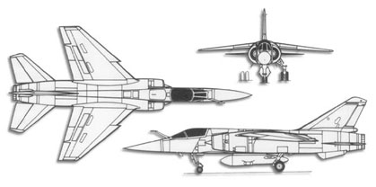 Mirage F-1 trittico